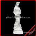 European Style White Marble Gravestone Statues (YL-R292)